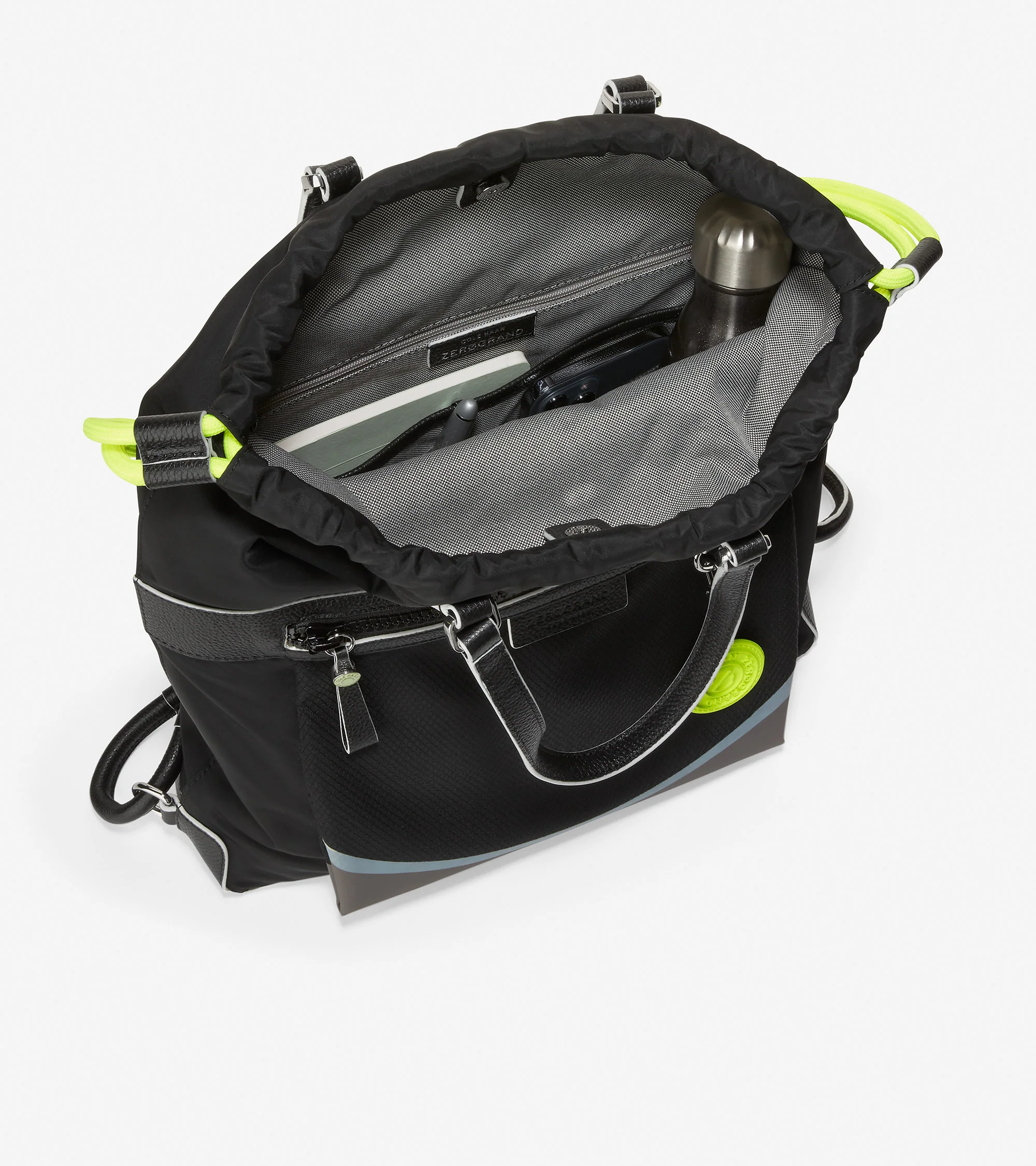 Radiant Nylon Drawstring Backpack - Image 4