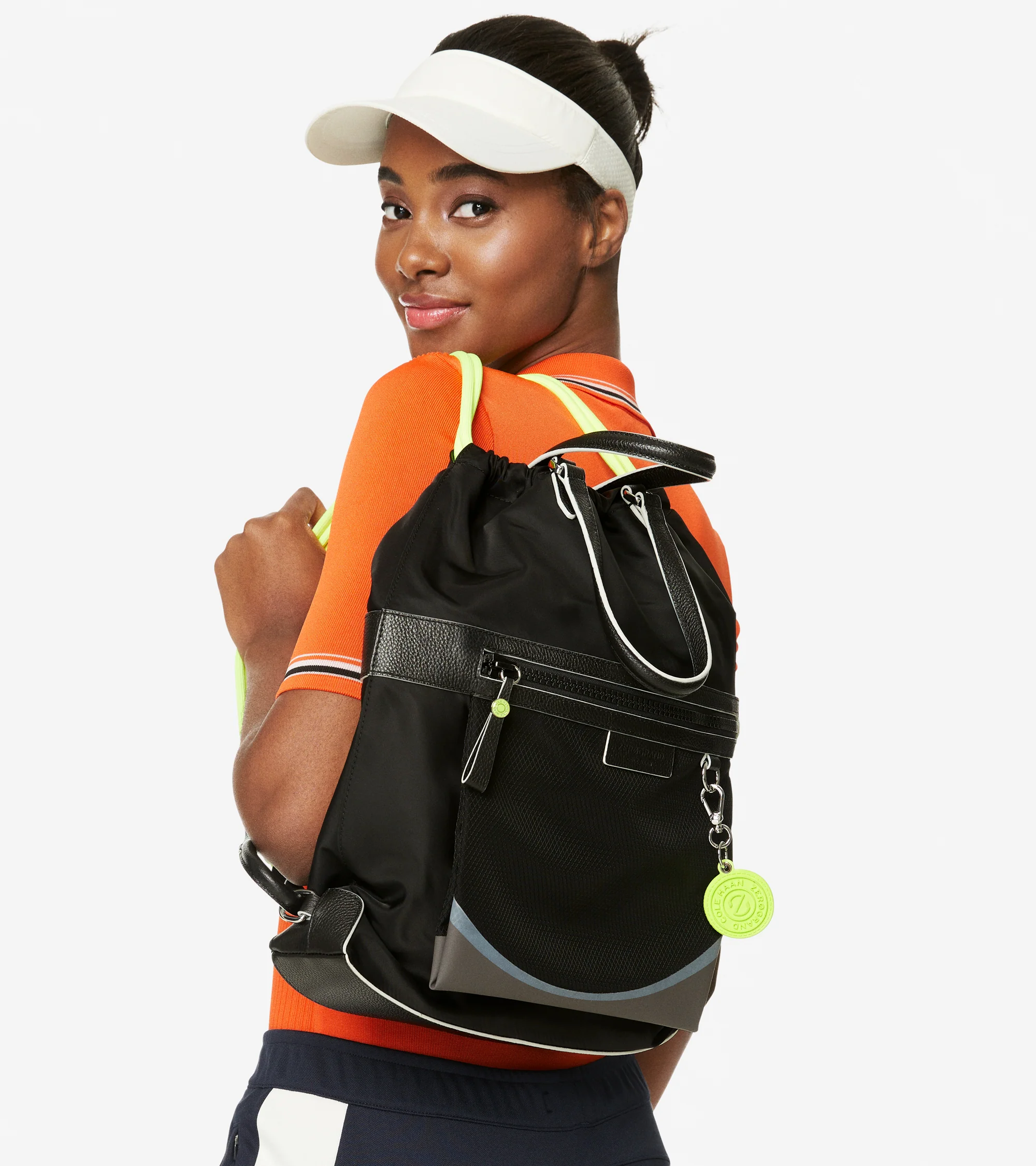 Radiant Nylon Drawstring Backpack - Image 5