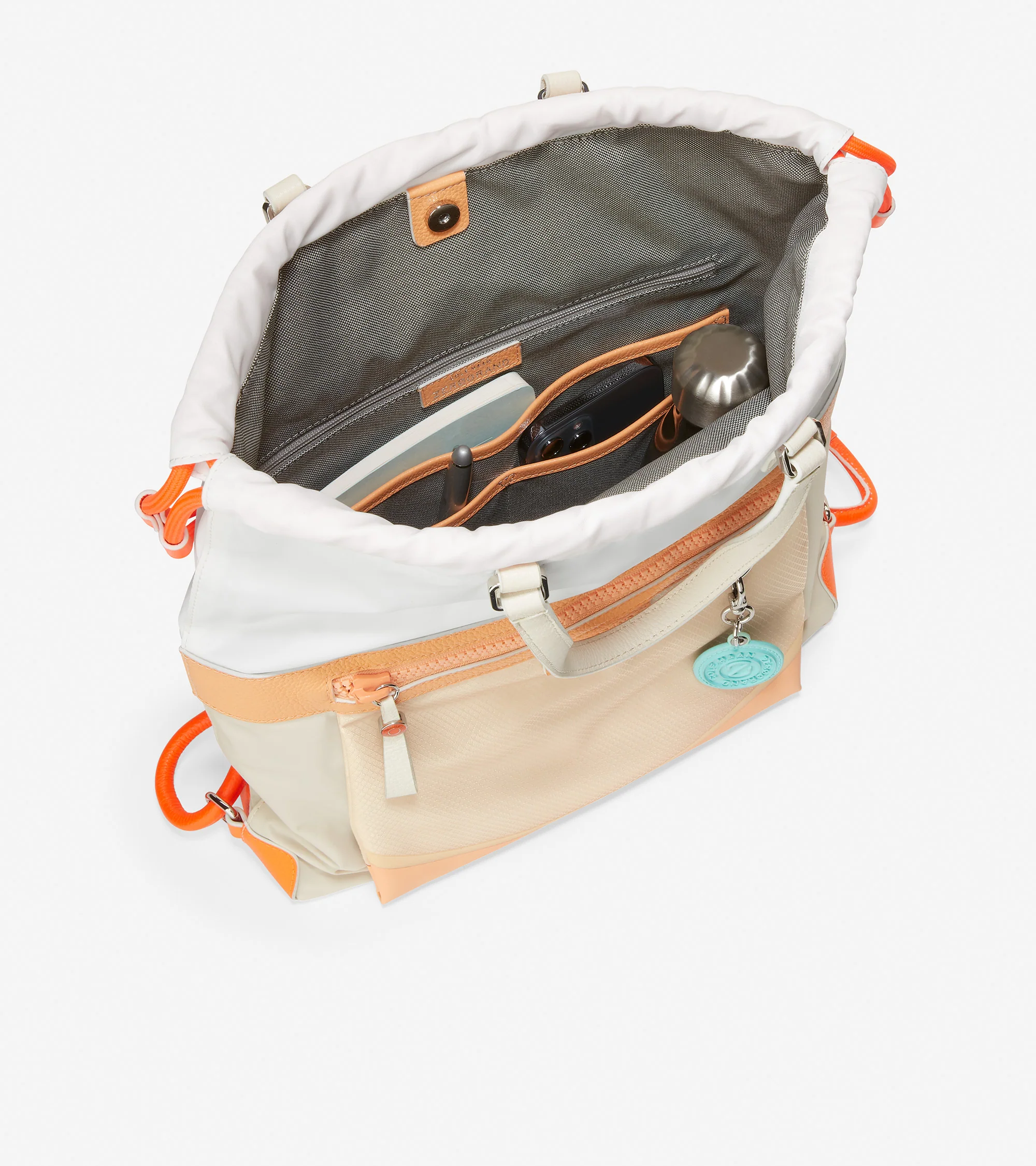 Radiant Nylon Drawstring Backpack - Image 4