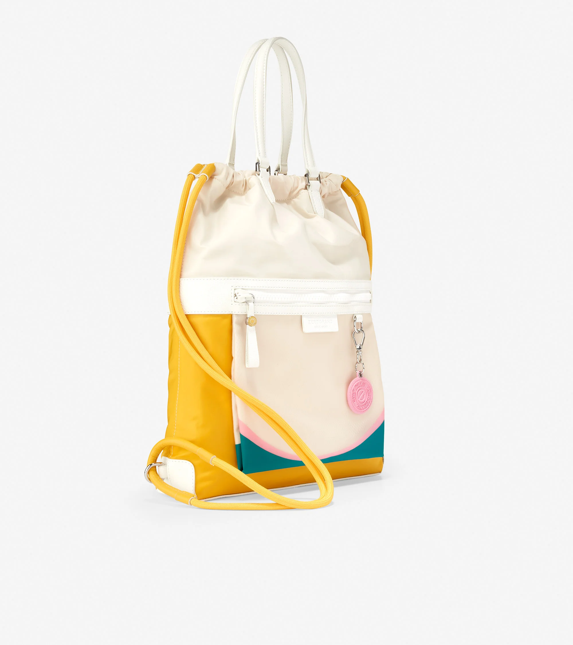 Radiant Nylon Drawstring Backpack - Image 2