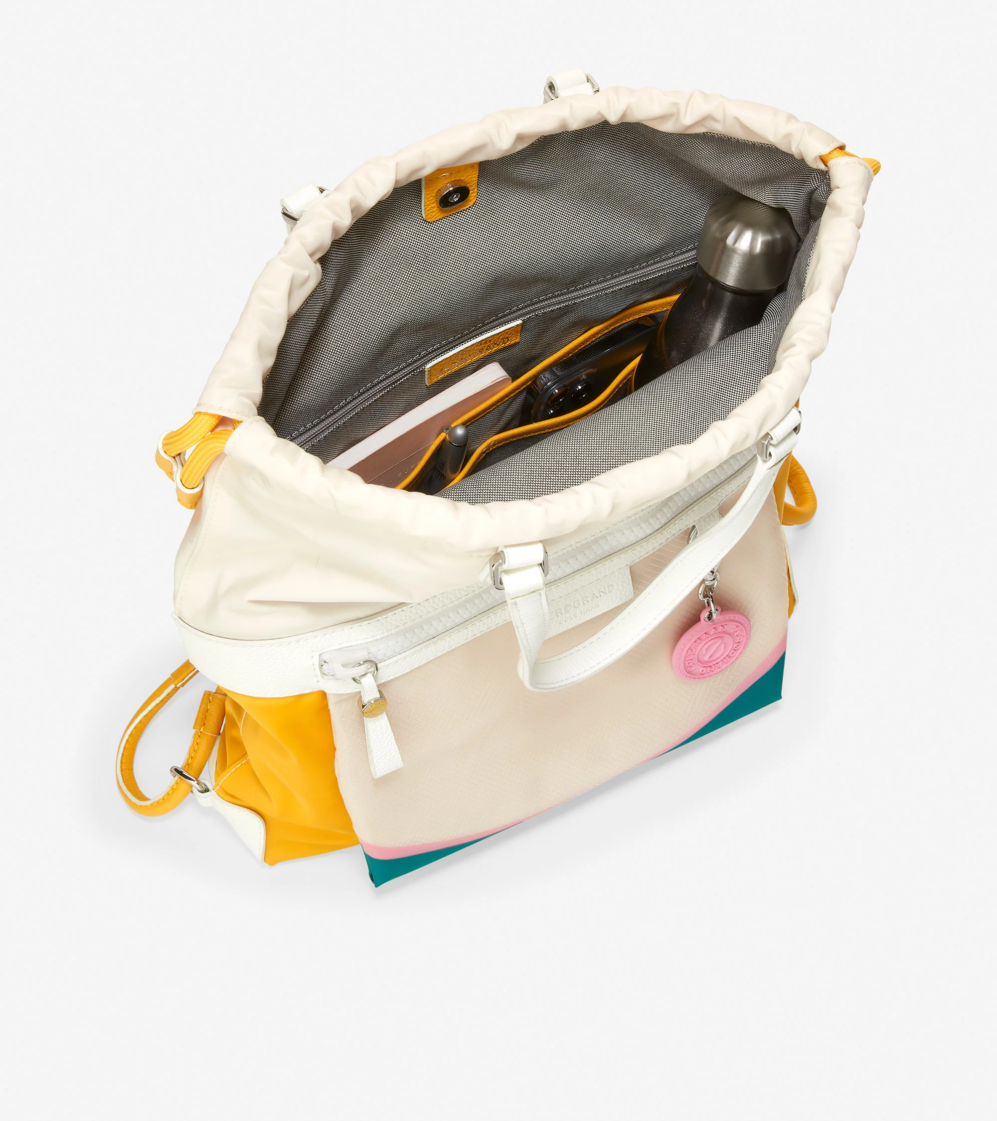 Radiant Nylon Drawstring Backpack - Image 4