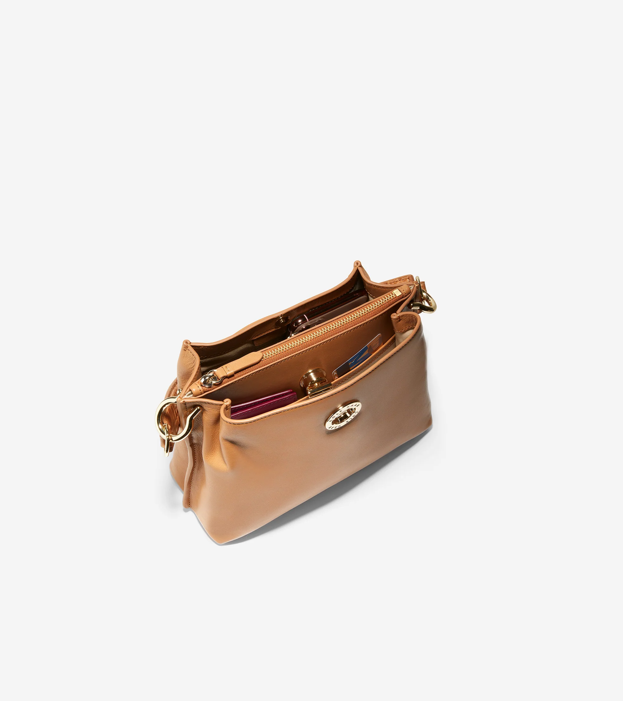 Small Turnlock Bucket Bag - Image 4