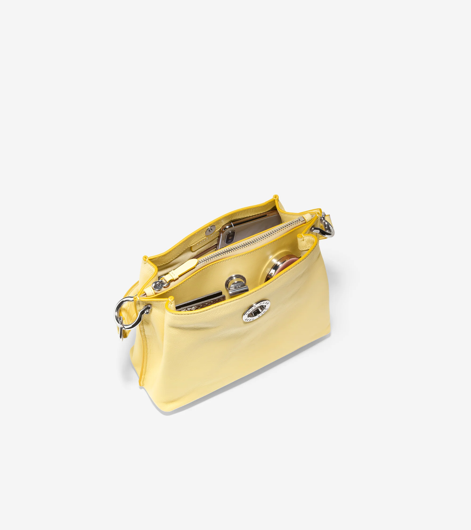 Small Turnlock Bucket Bag - Image 4