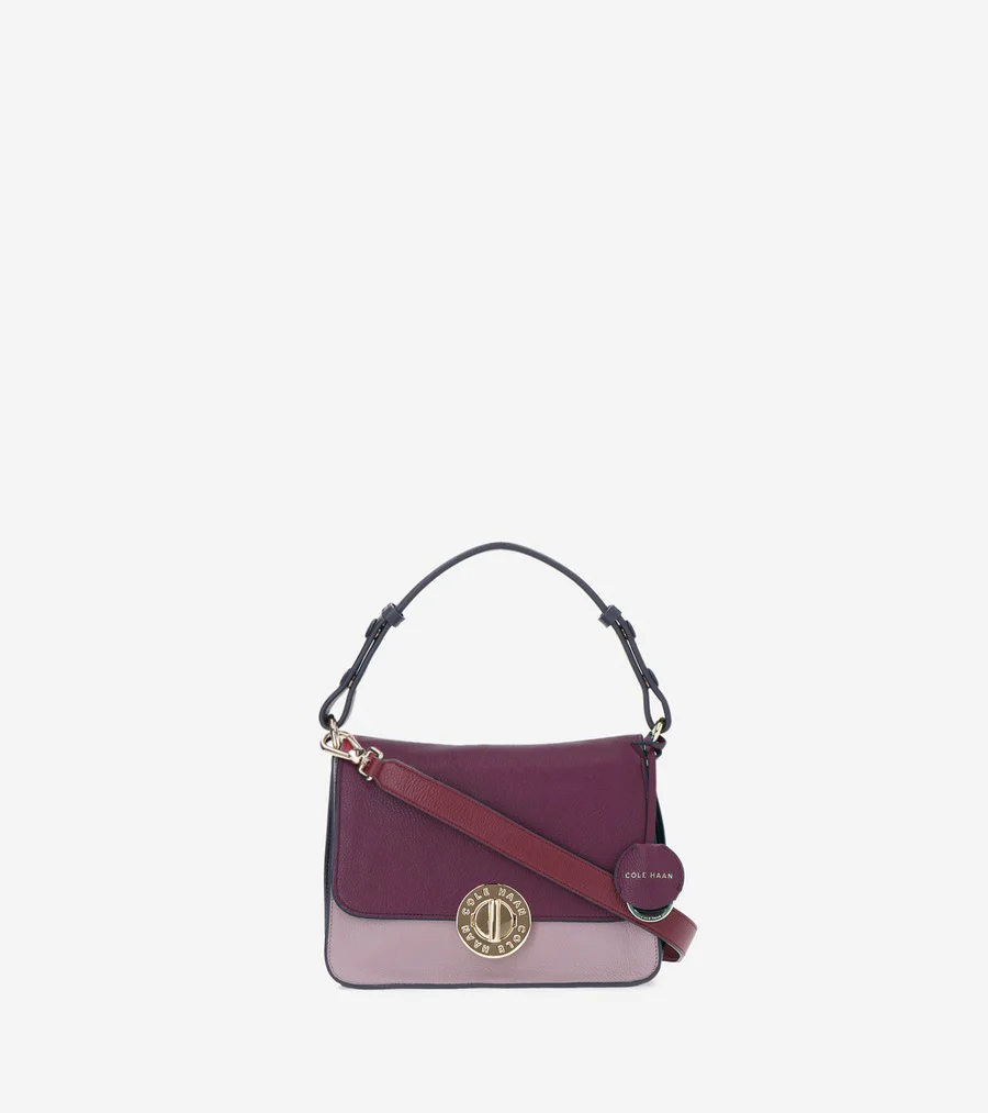 Small Turnlock Top Handle Bag