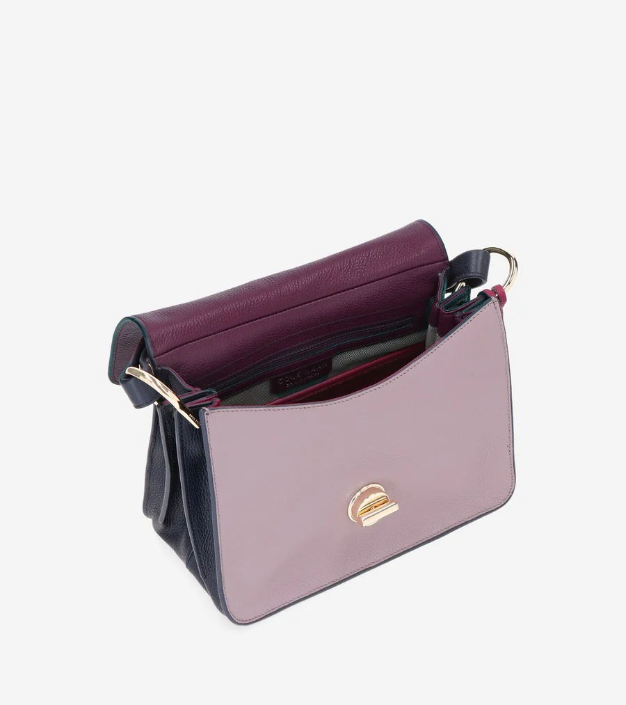 Small Turnlock Top Handle Bag - Image 4