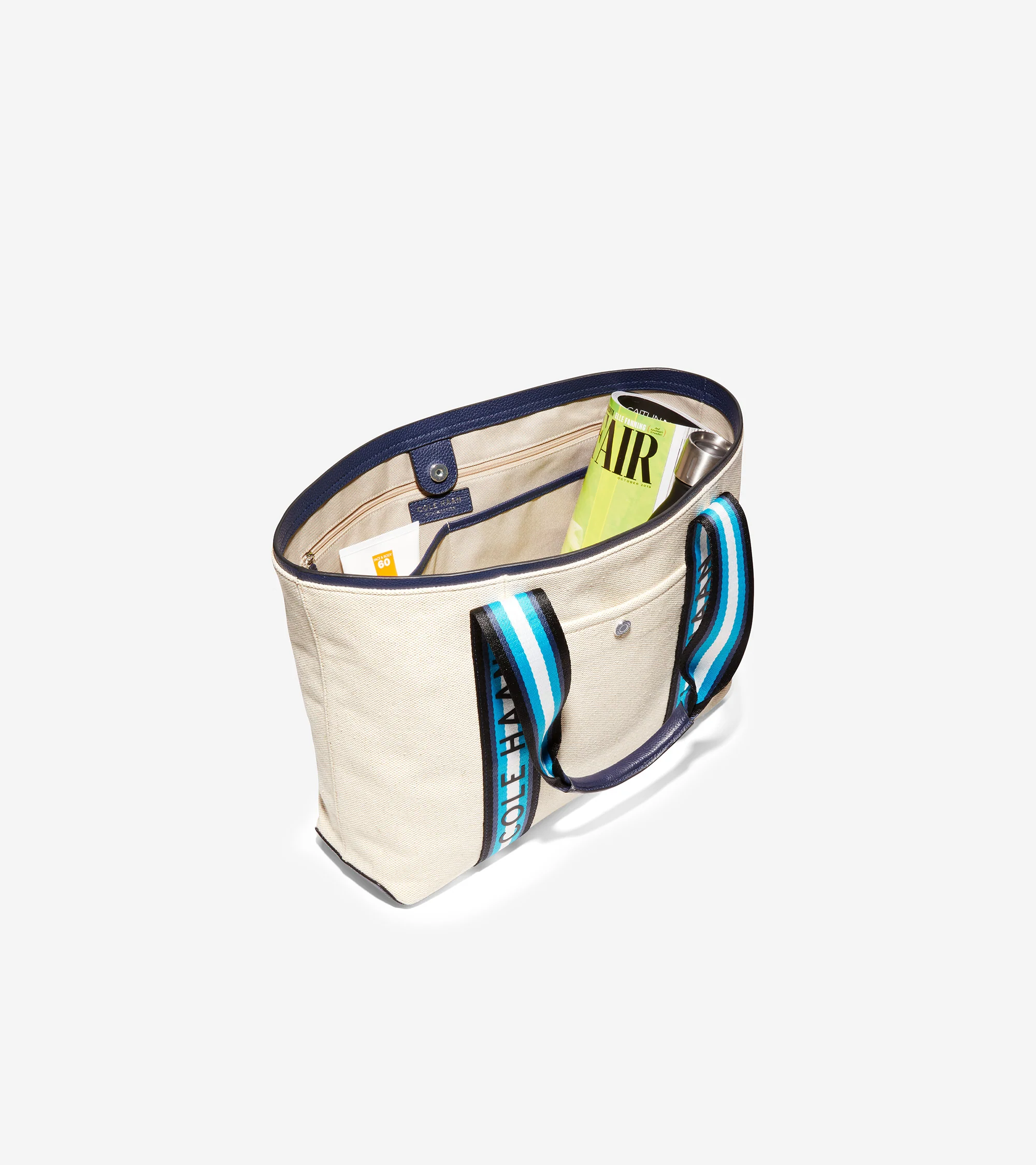 Summer Canvas Tote Bag - Image 4