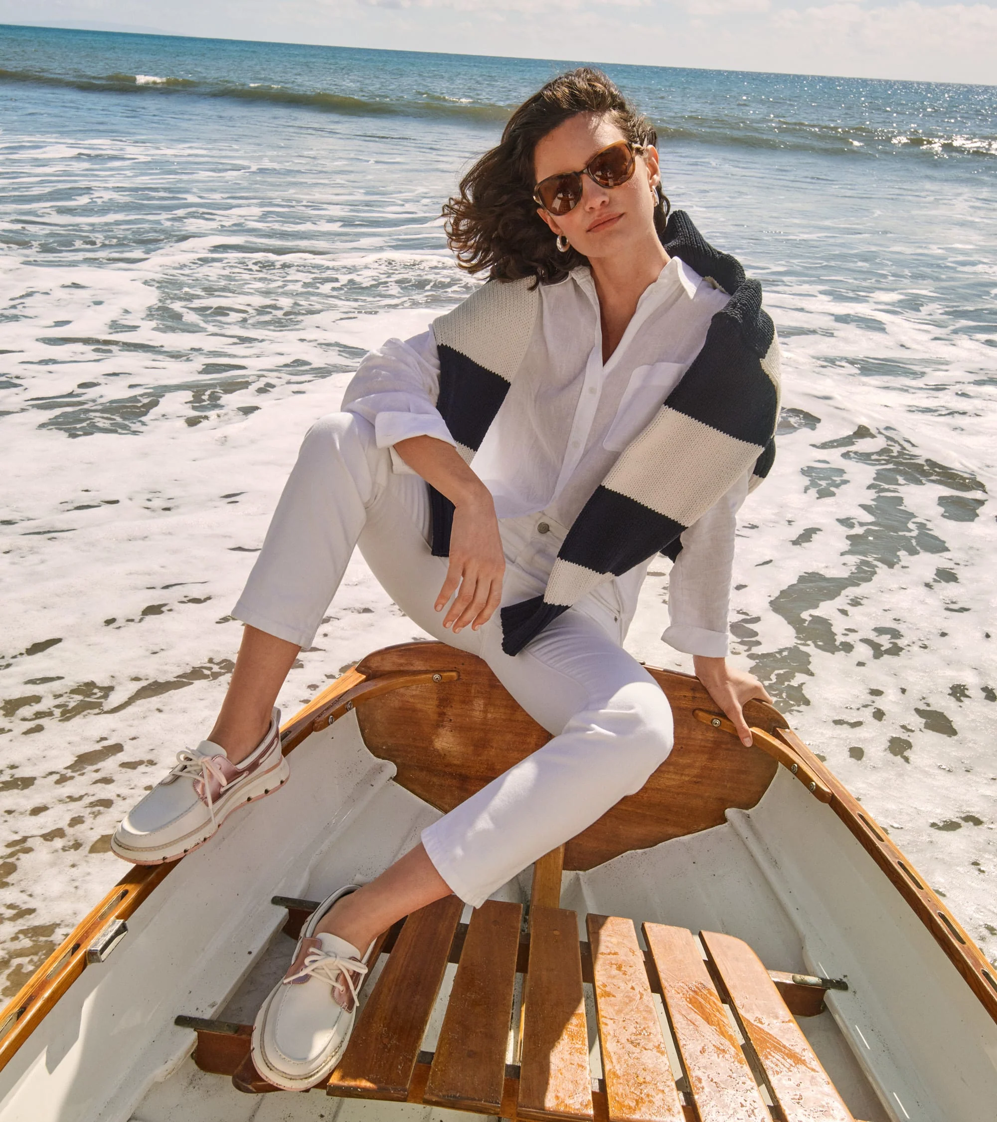 Women's 4.ZERØGRAND Regatta Boat Shoe - Image 2