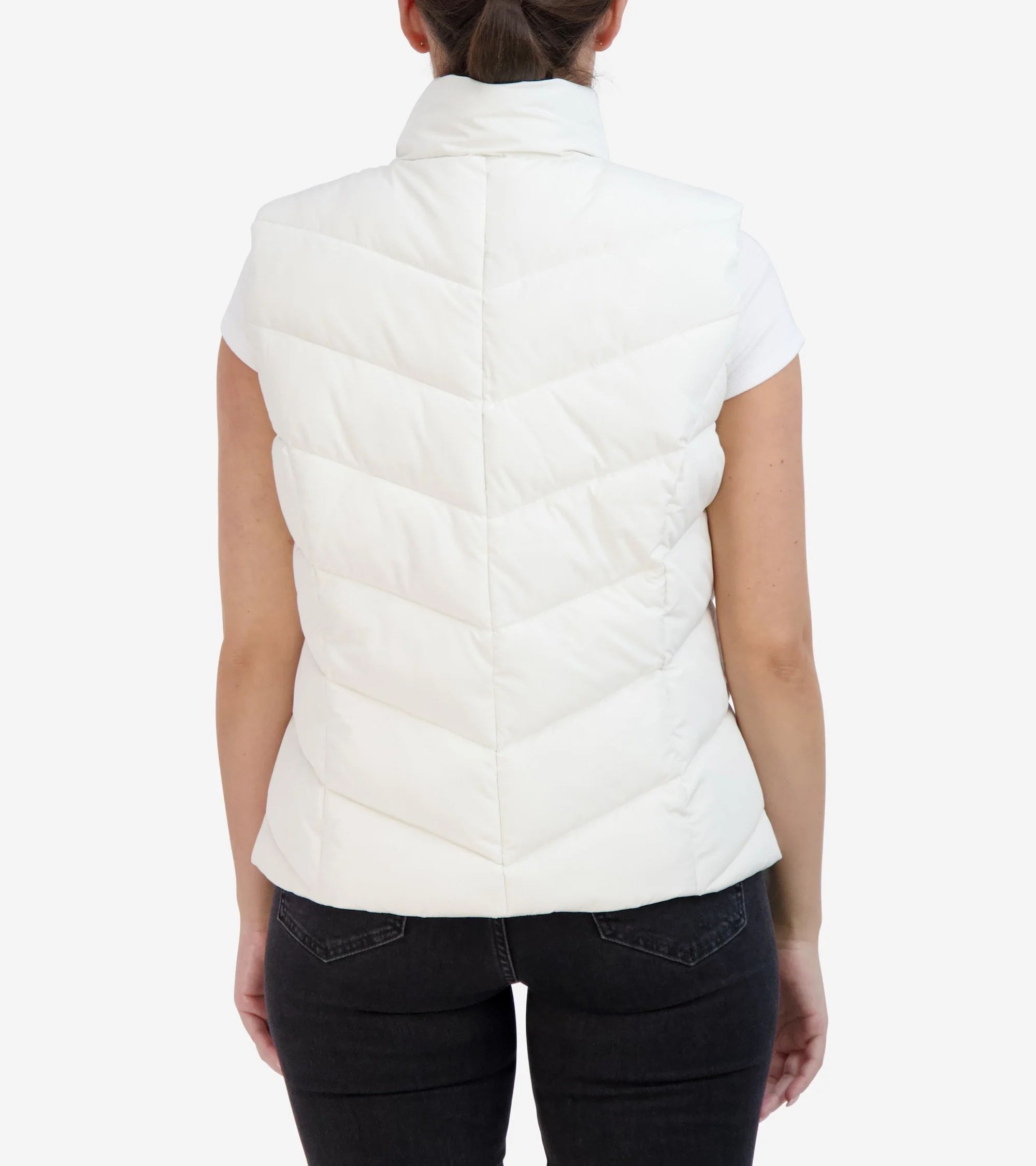 Women's Chevron Quilted Vest - Image 3