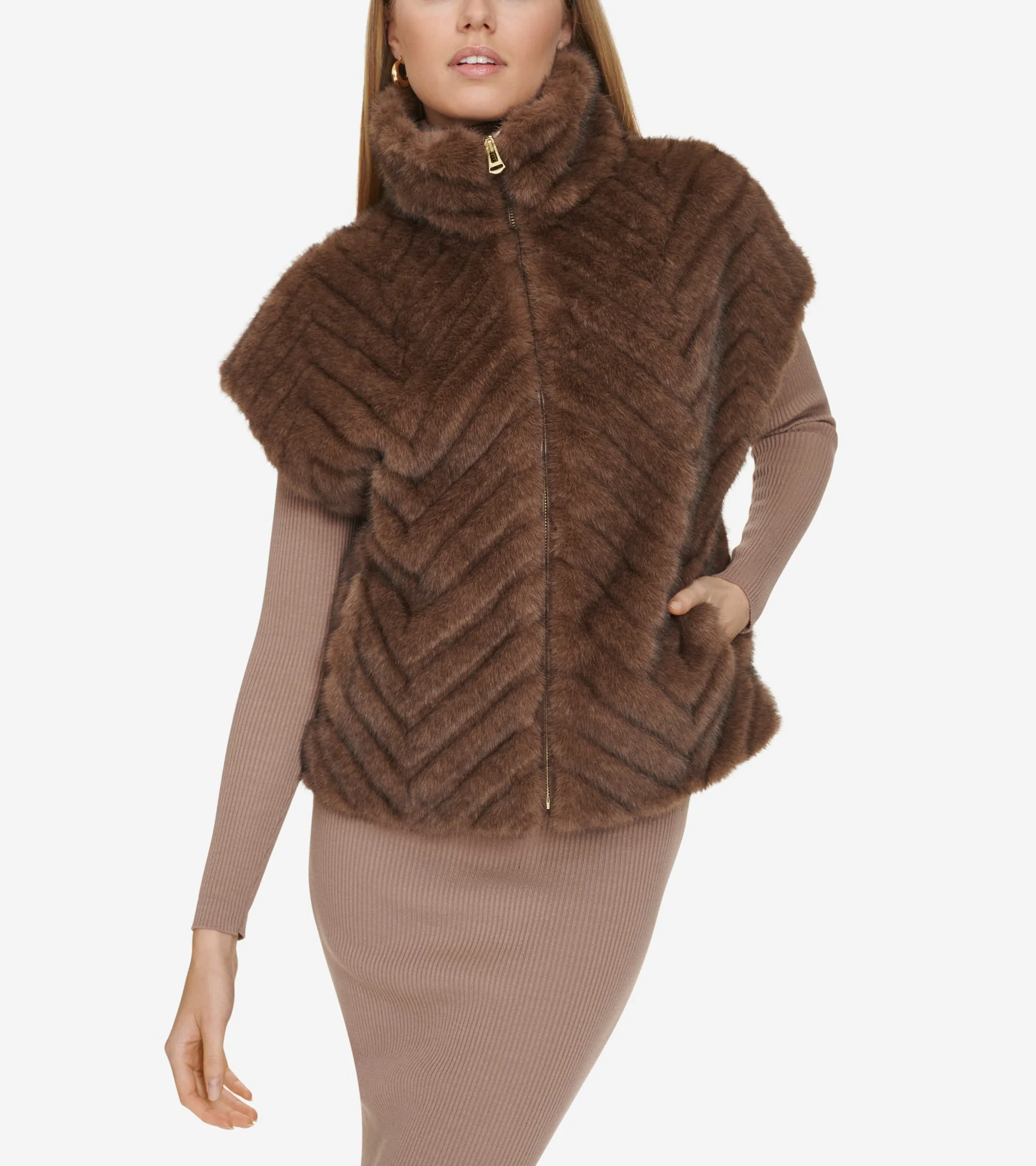 Women's Faux Fur Vest