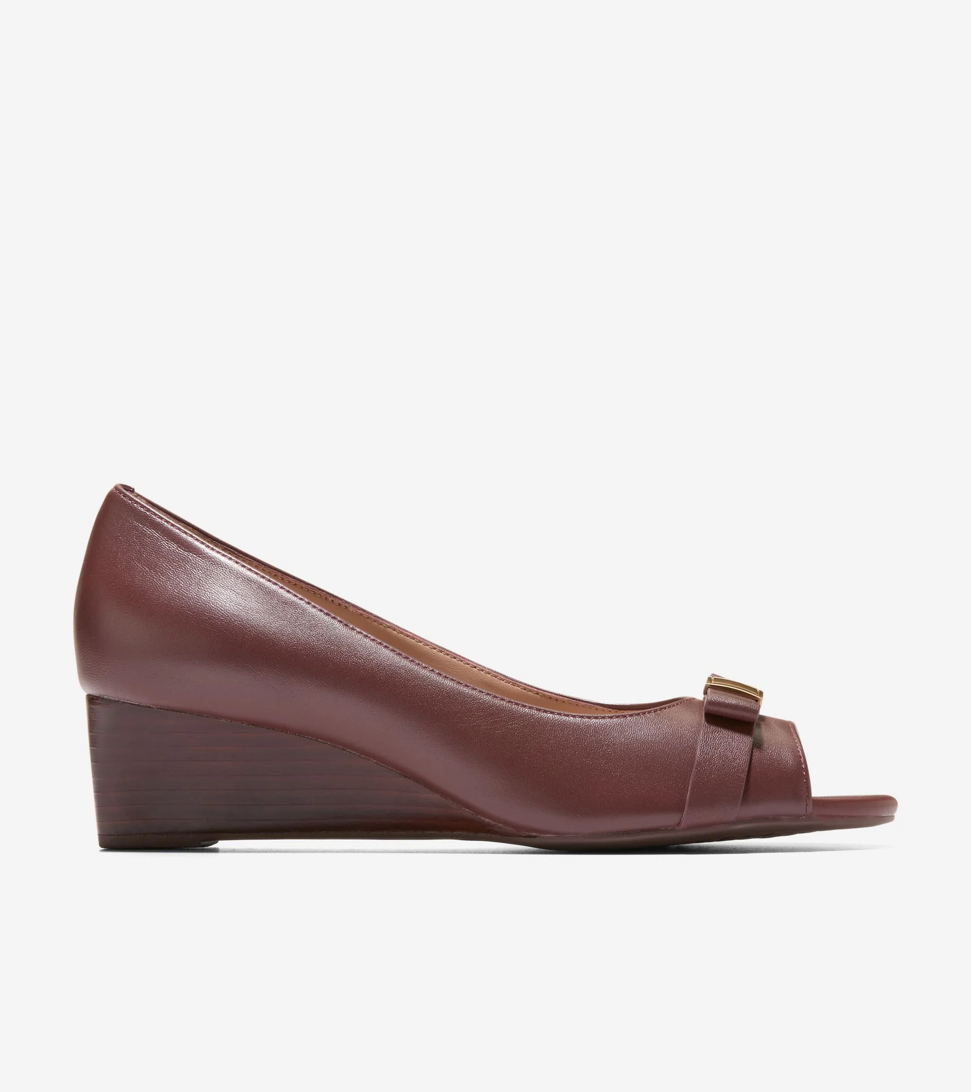 Women's Go-To Malta Peep Toe Bow Wedges