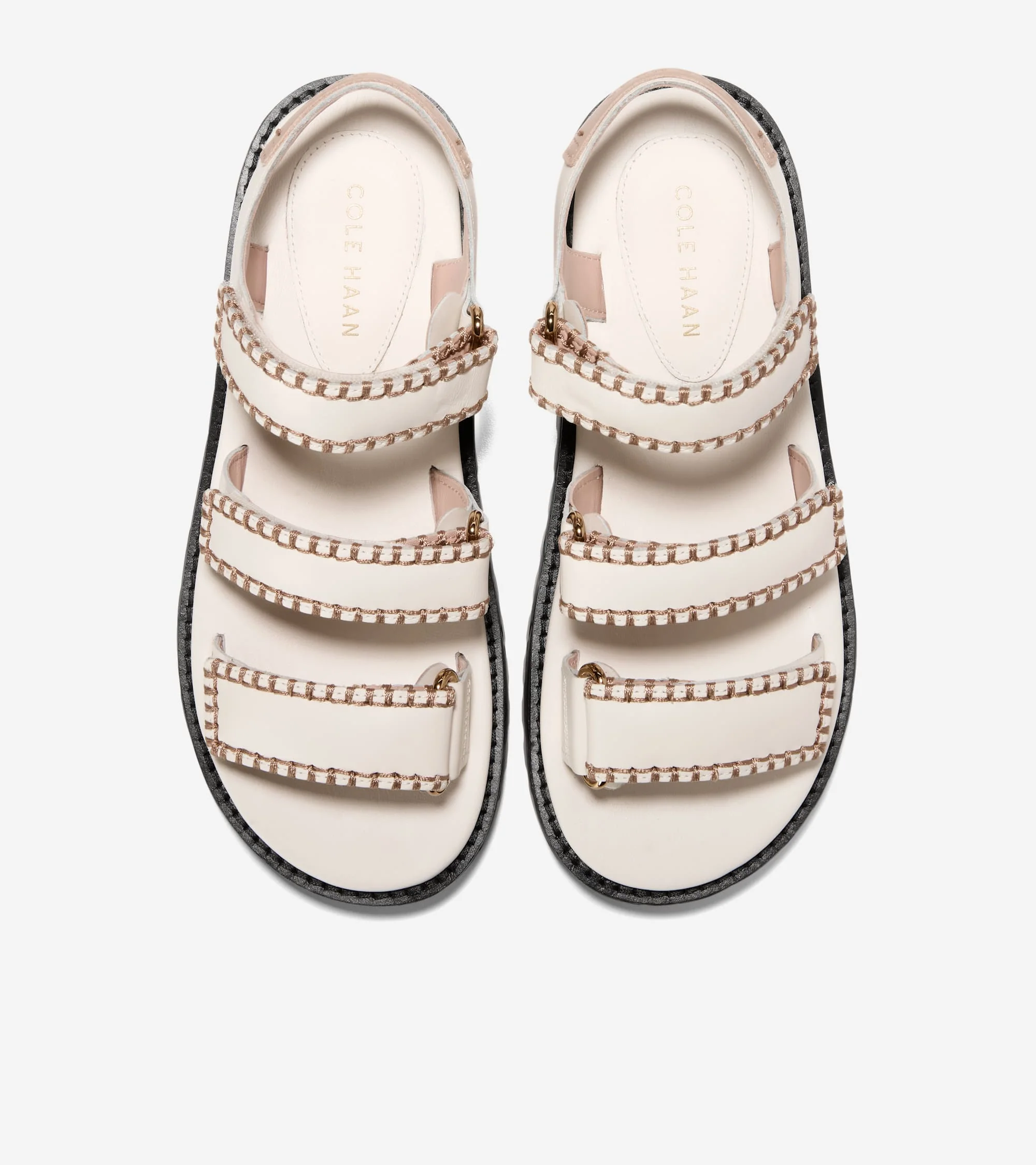 Women's GrandPrø Daylin Wedge Triple Strap Sandals - Image 4