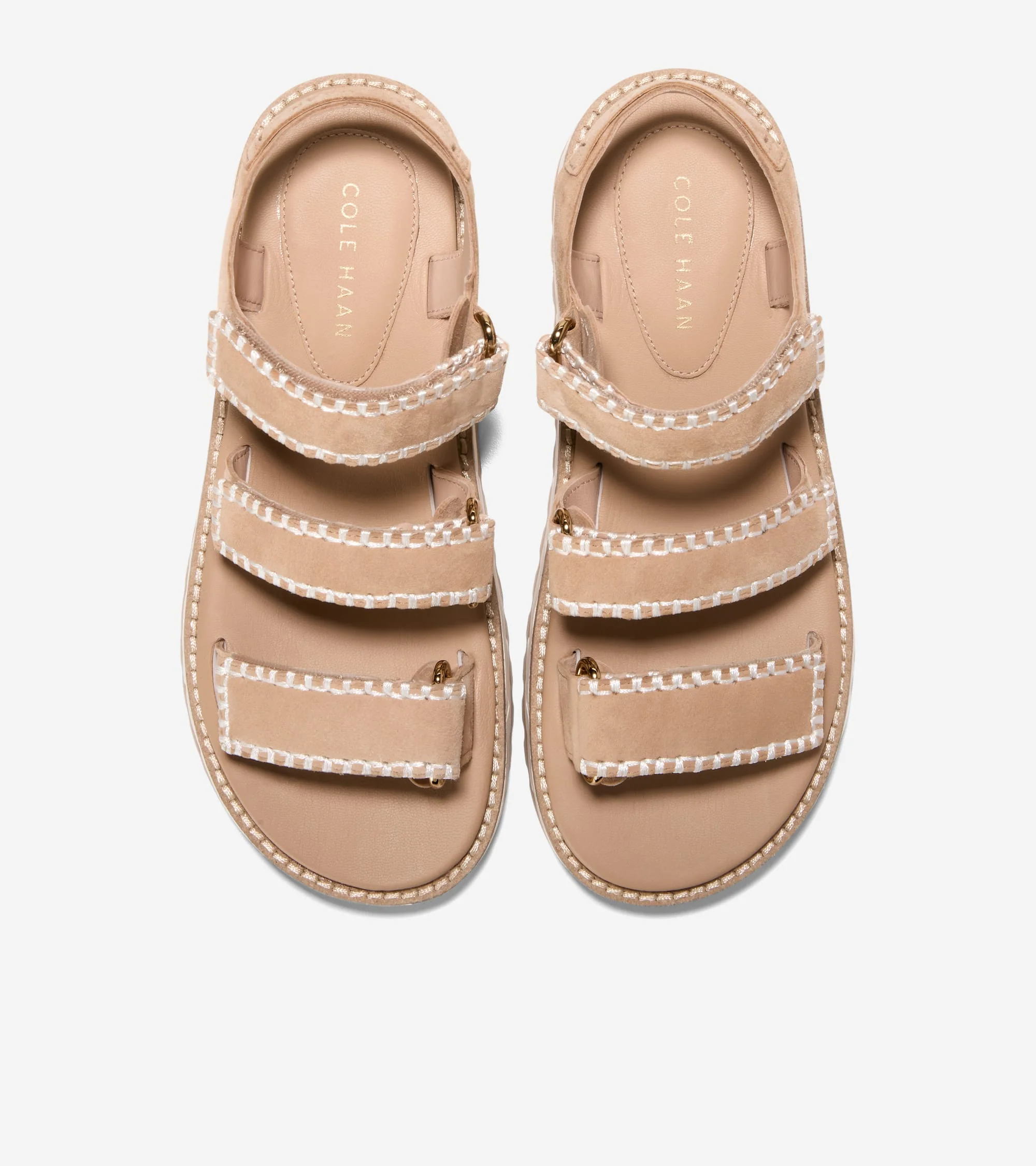 Women's GrandPrø Daylin Wedge Triple Strap Sandals - Image 4