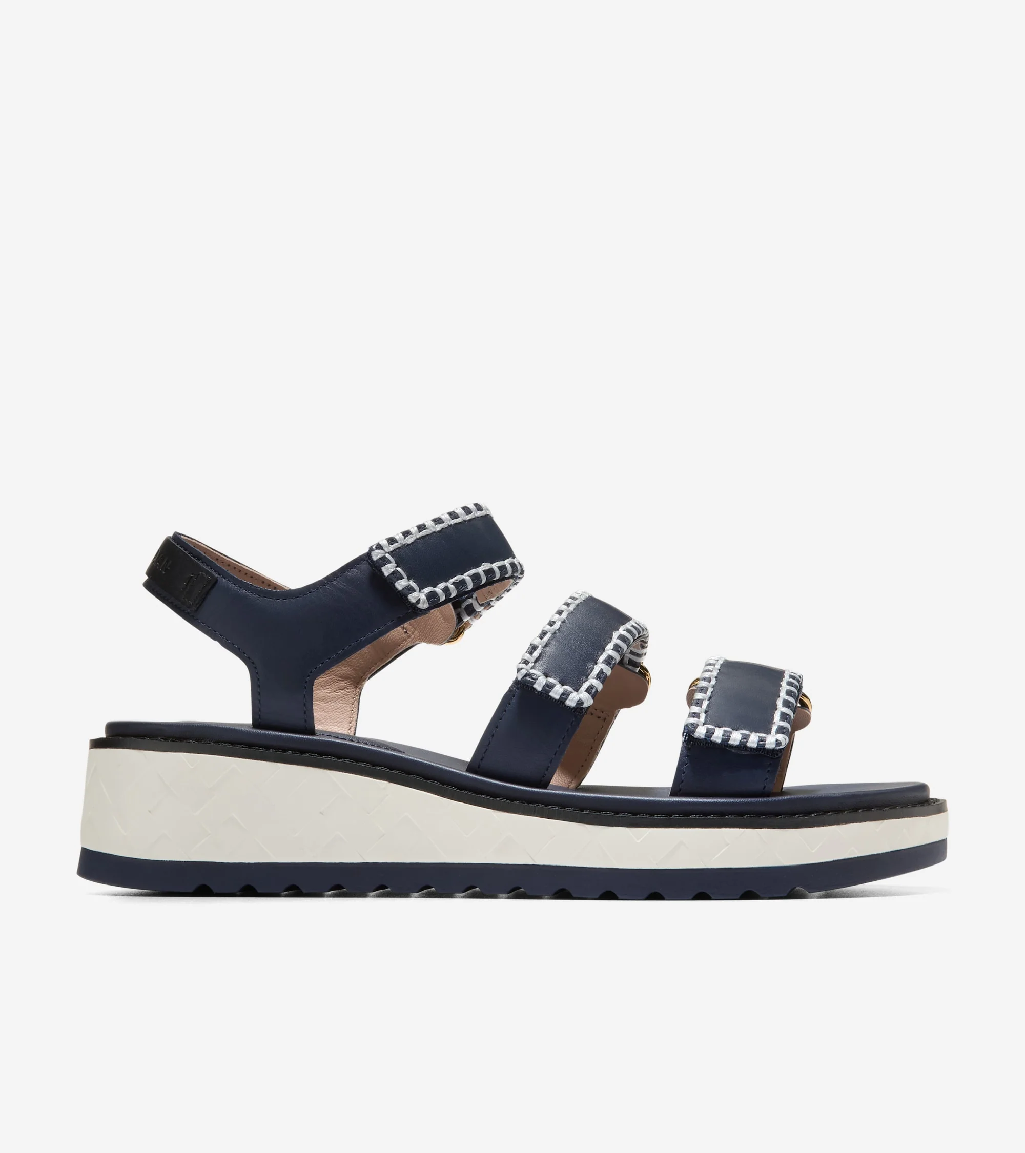 Women's GrandPrø Daylin Wedge Triple Strap Sandals