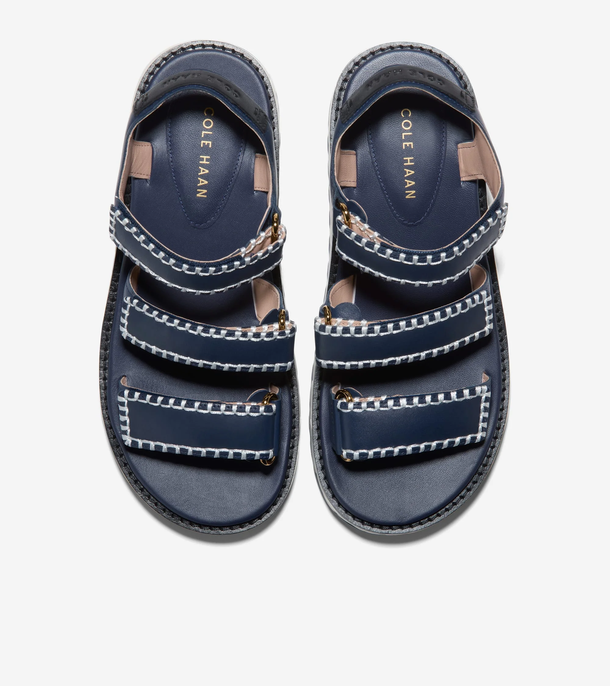 Women's GrandPrø Daylin Wedge Triple Strap Sandals - Image 4