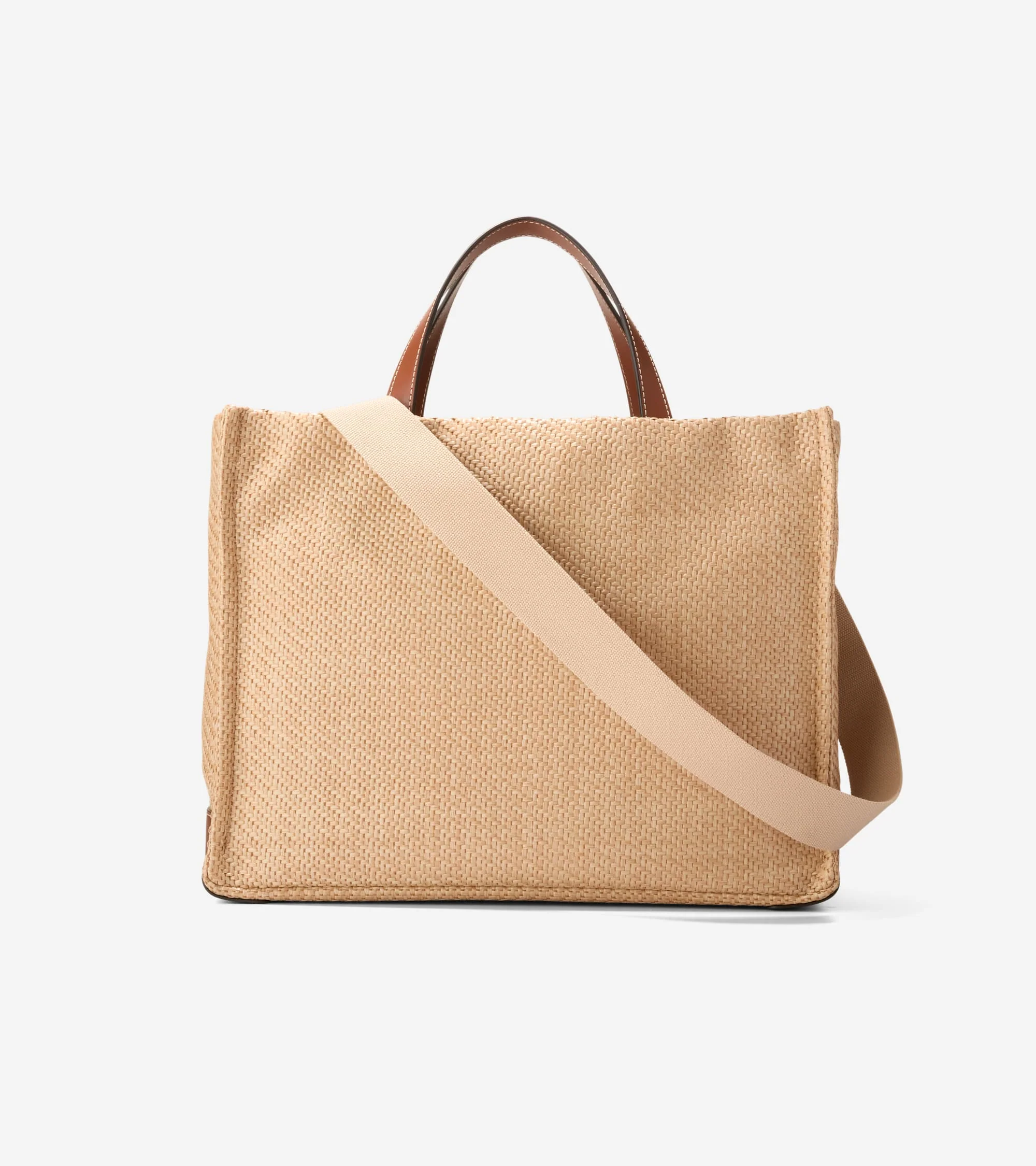 Women's Montecito Medium Straw Tote Bag - Image 3