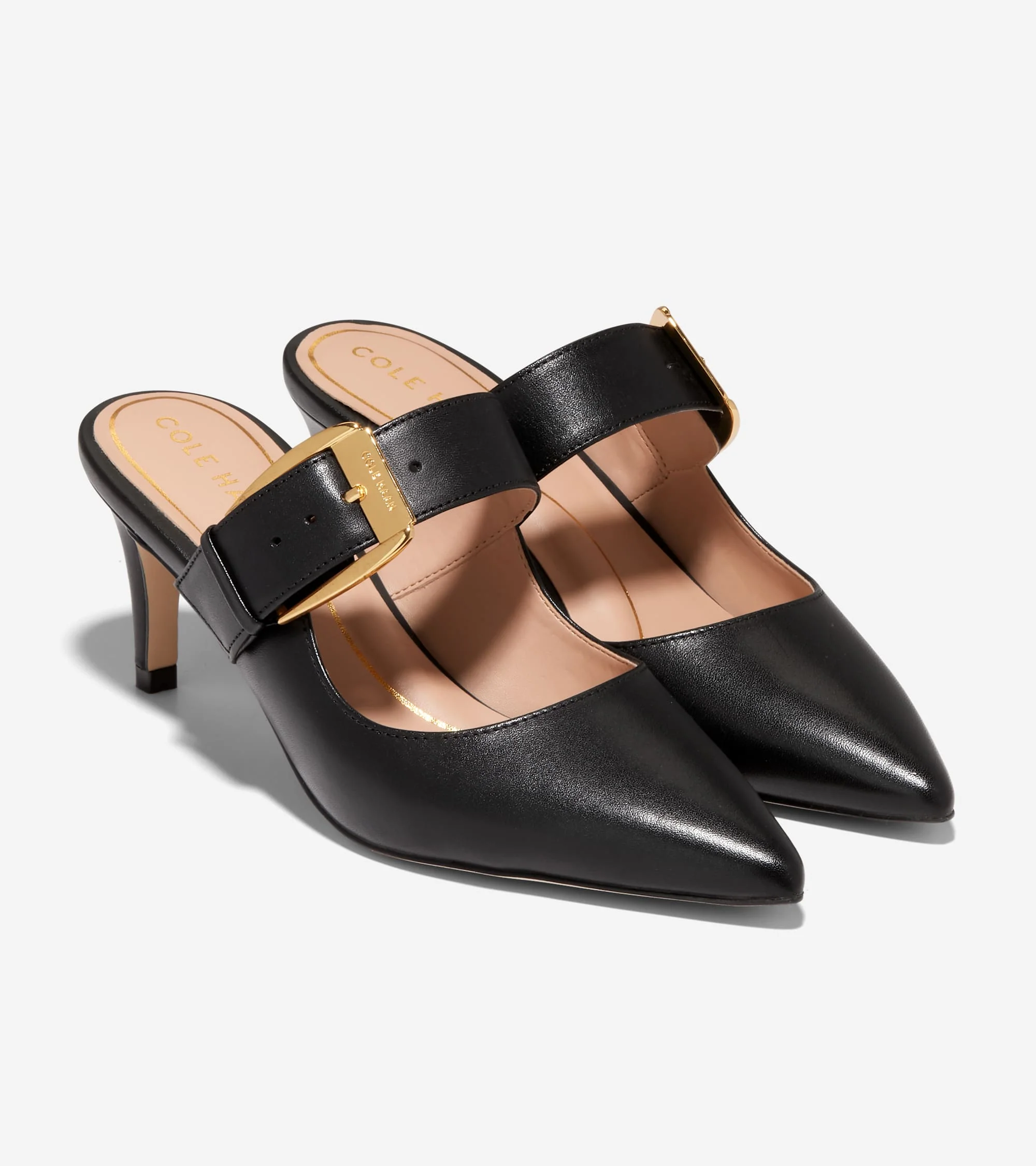 Women's Vandam Heeled Buckle Mule - Image 5