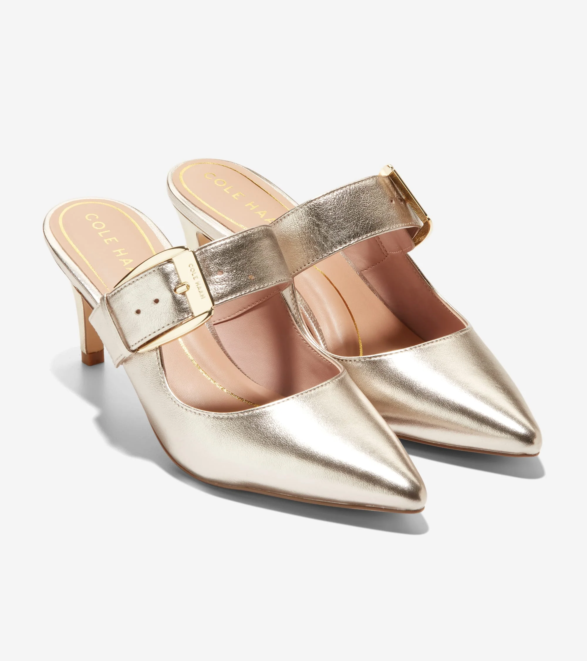 Women's Vandam Heeled Buckle Mule - Image 5