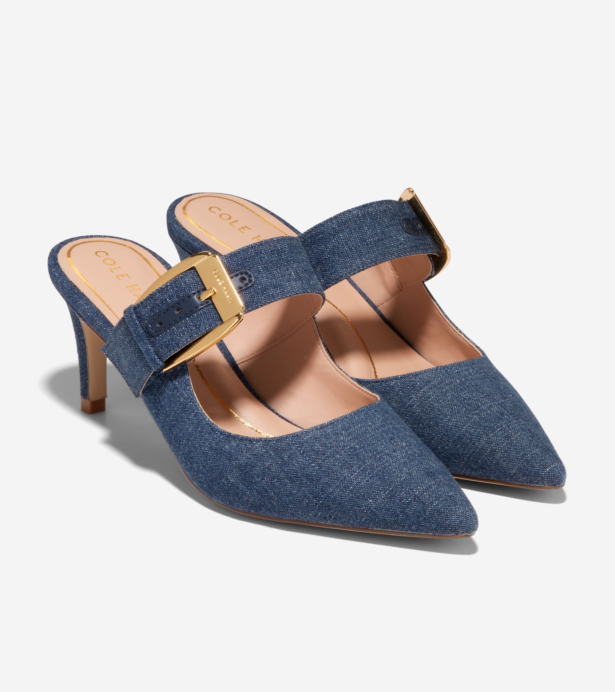 Women's Vandam Heeled Buckle Mule - Image 6