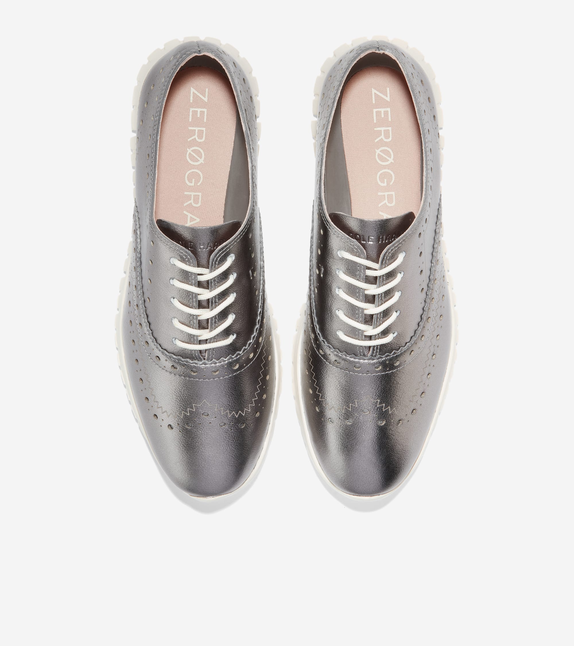 Women's ZERØGRAND Closed Hole Wingtip Oxford - Image 4