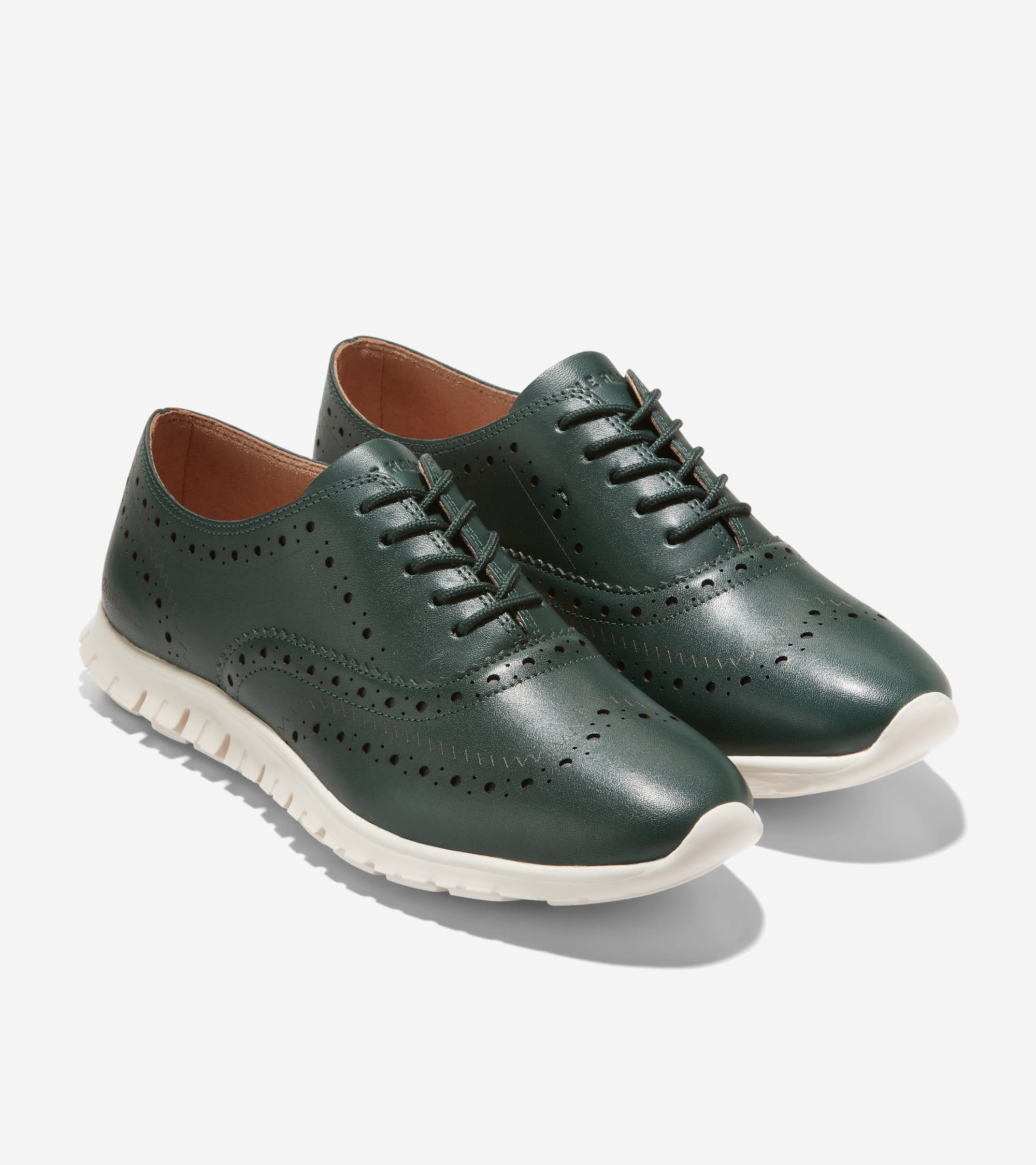 Women's ZERØGRAND Closed Hole Wingtip Oxford - Image 5